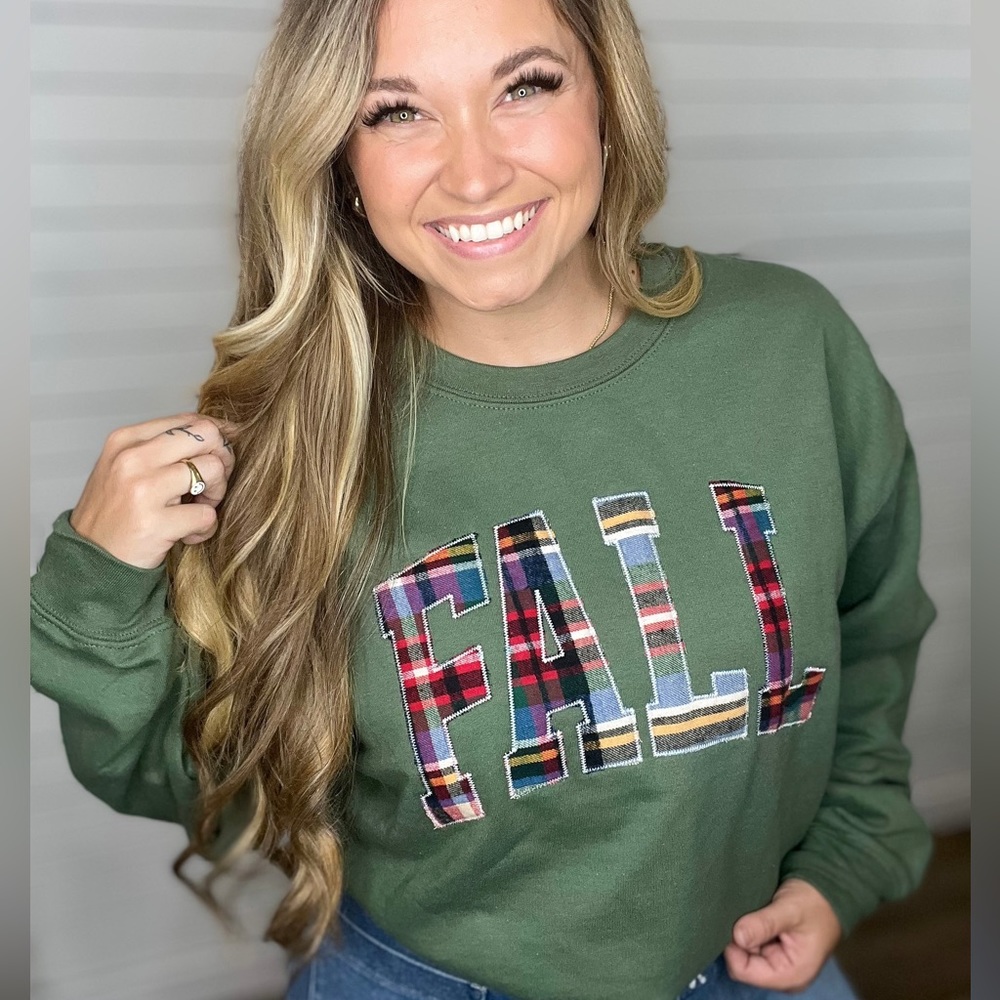 Plaid Fall Sweatshirt